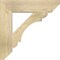 Ekena Millwork Olympic Slat Rough Sawn Bracket, Douglas Fir, 4"W x 20"D x 20"H BKT04X20X20OLY06RDF - alternate 2